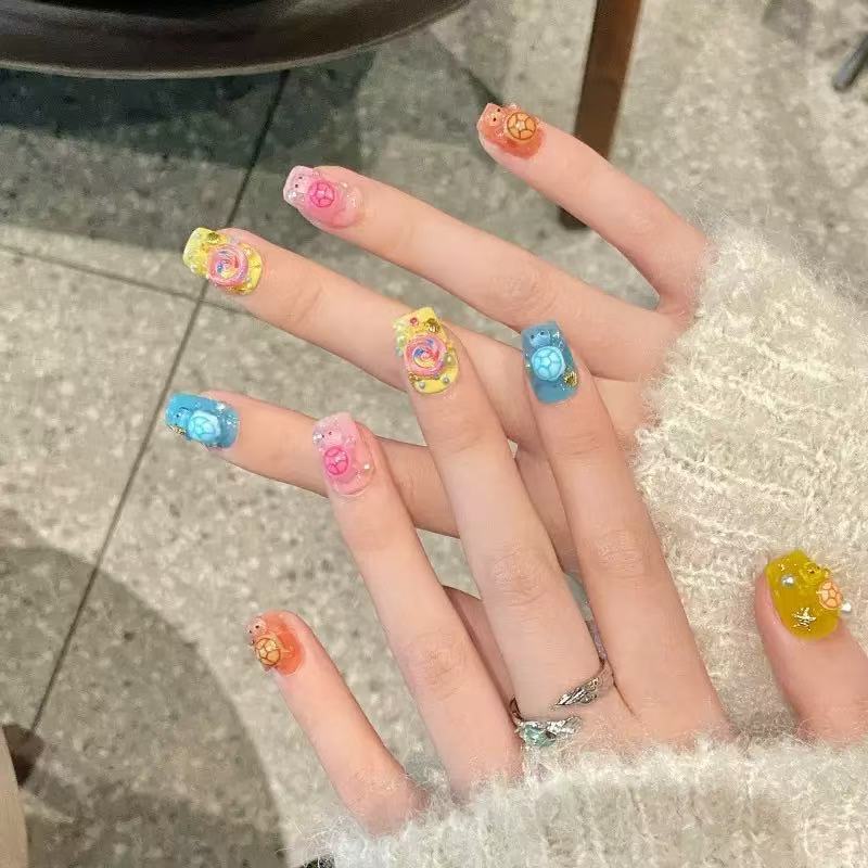 Nail Art Nail Art - 100 Mini Dijes de Resina de