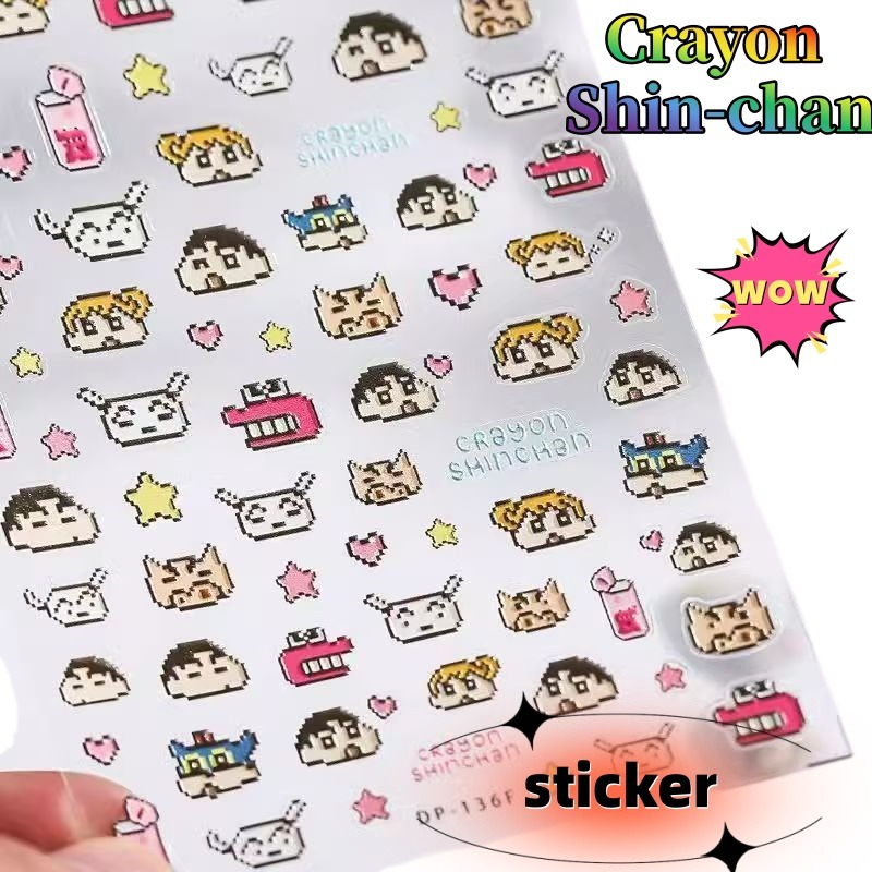 Nail Art Nail Art - Crayon Shin-chan - Cuaderno de Papel