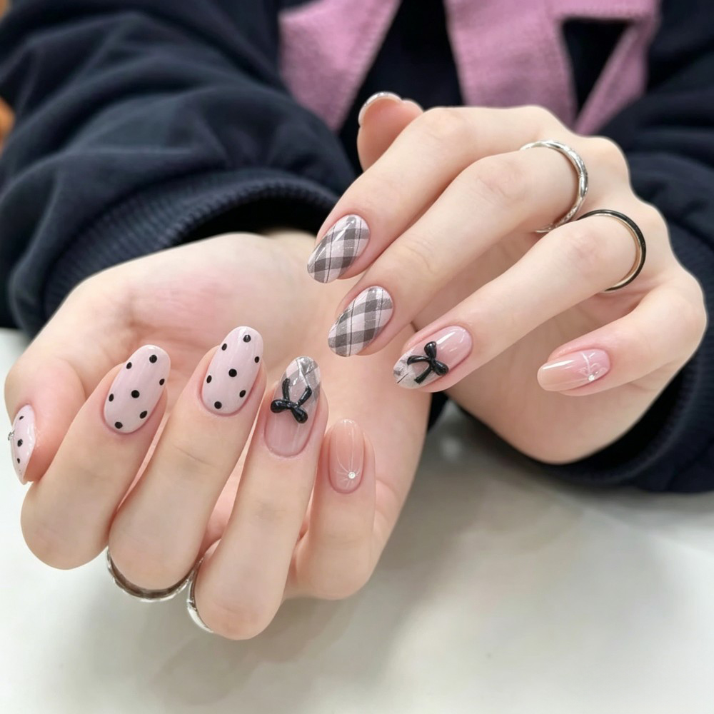 24 Uñas Postizas Francesas con - Nail Art Wedding reseña y precio