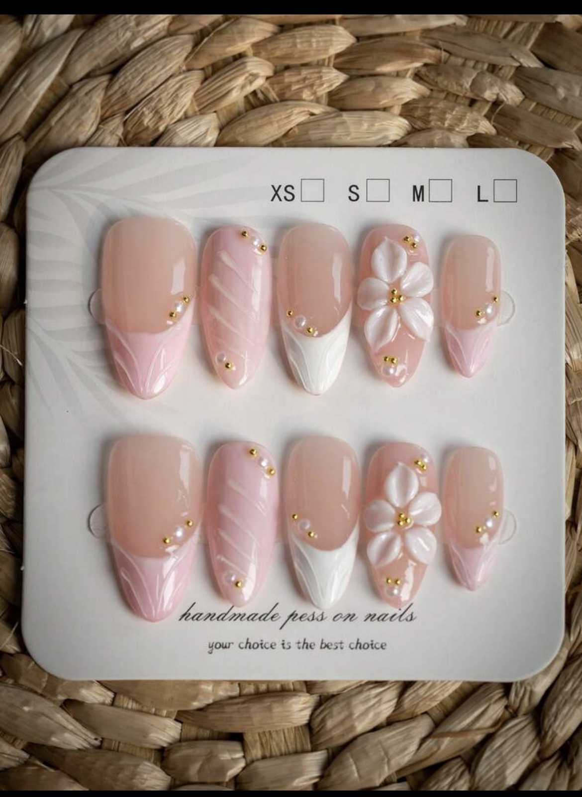 10 piezas de uñas artificiales - Nail Art Wedding reseña y precio