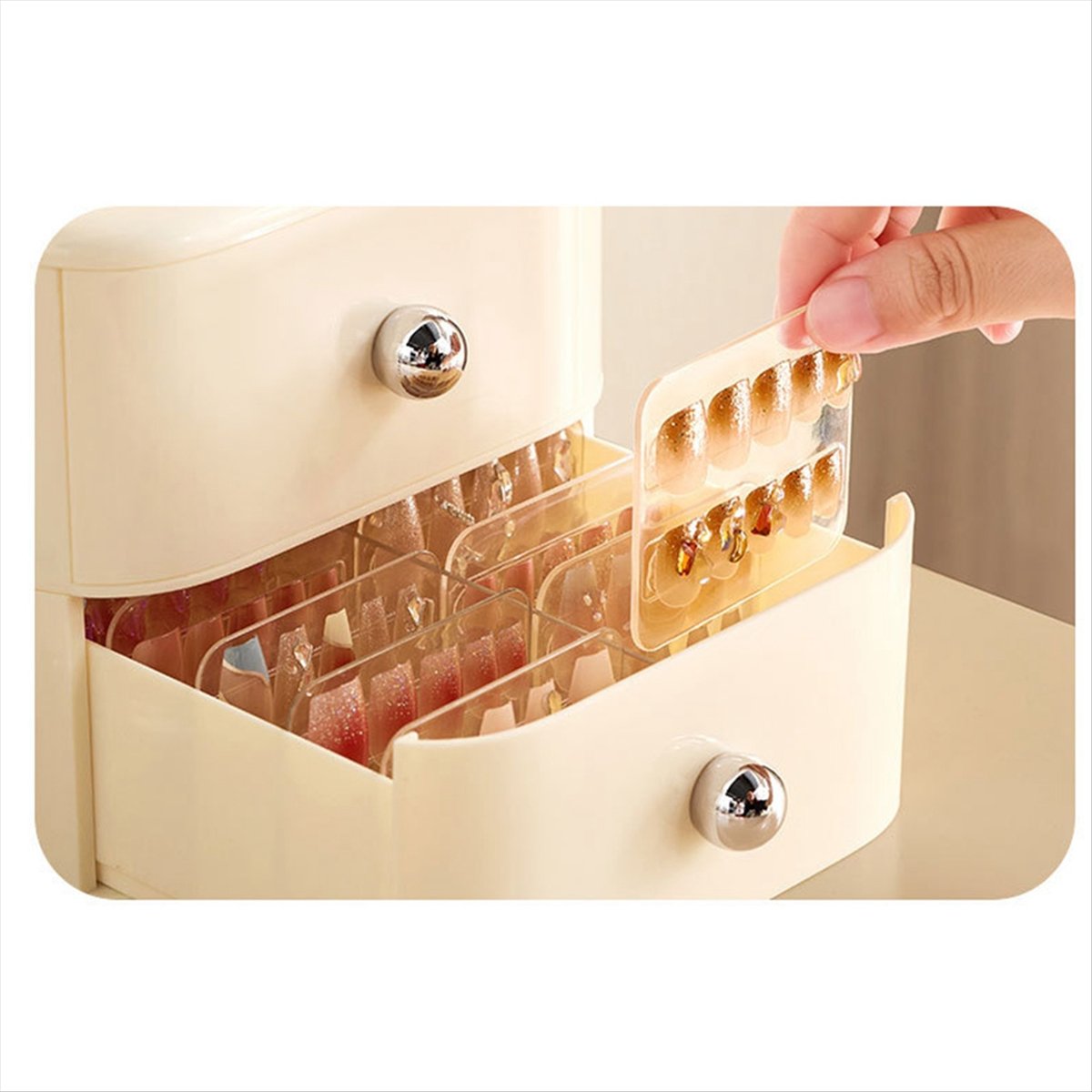 Caja Organizadora y Exhibidora - Nail Art Trend 2026 reseña y precio
