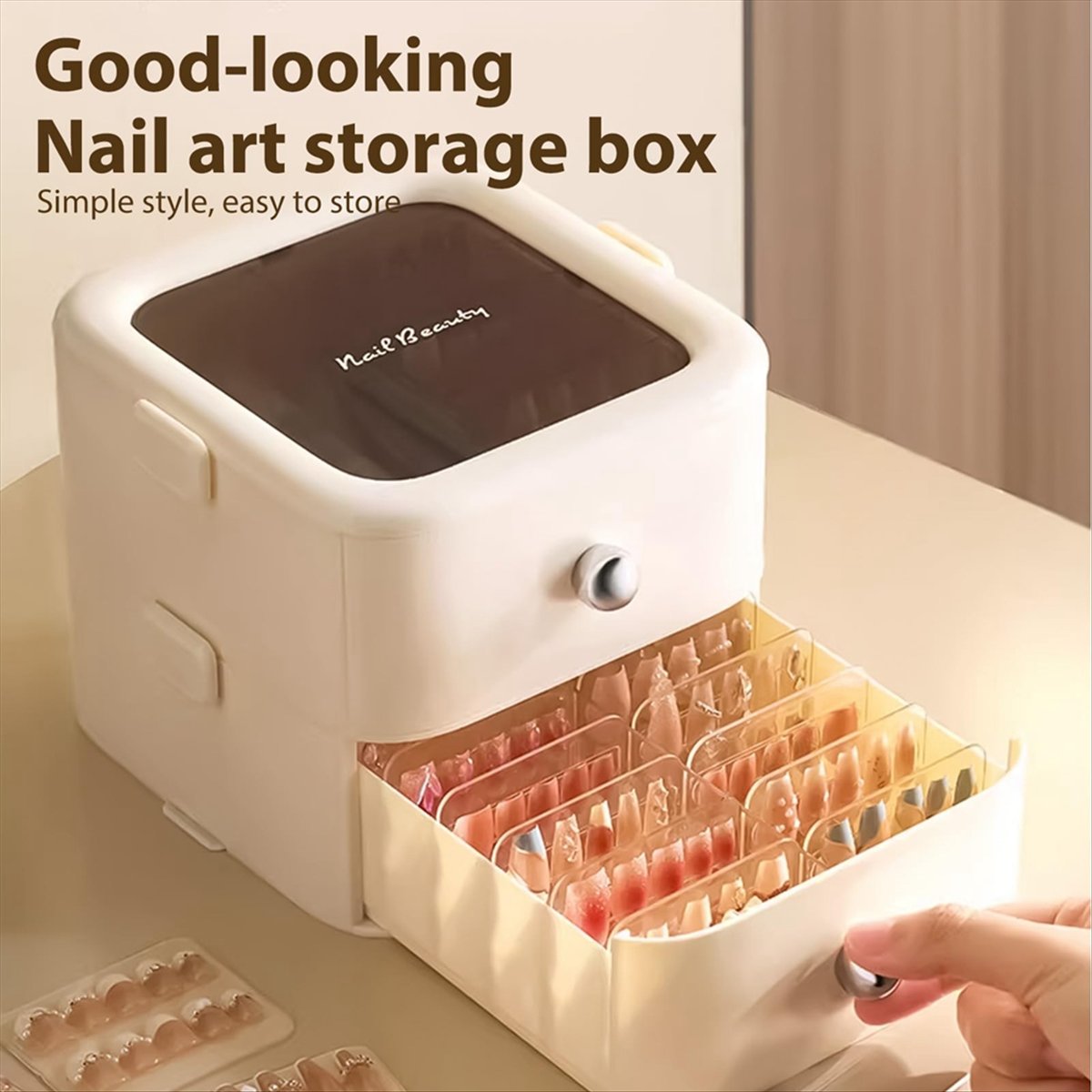 Caja Organizadora y Exhibidora - Nail Art Trend 2026 reseña y precio