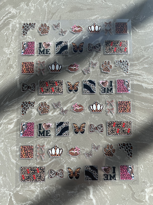 Mini Pegatinas de PVC con Patr - Nail Art Nail Art reseña y precio