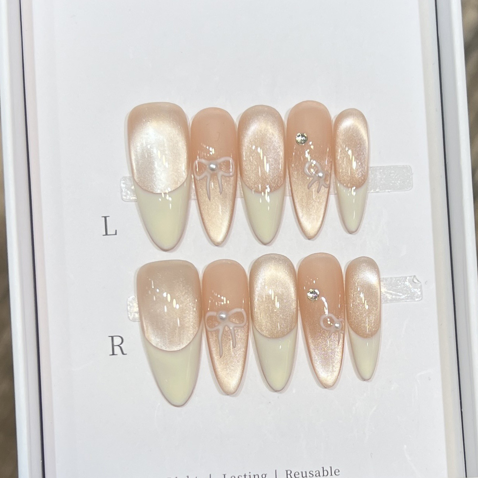 10 Uds. De uñas postizas de la - Nail Art Wedding reseña y precio