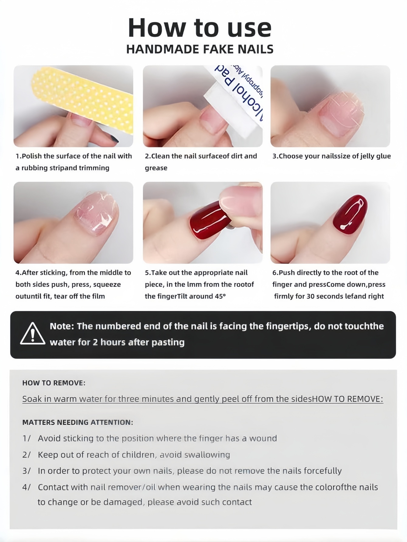 Juego de 10 piezas, uñas posti - Nail Art Wedding reseña y precio