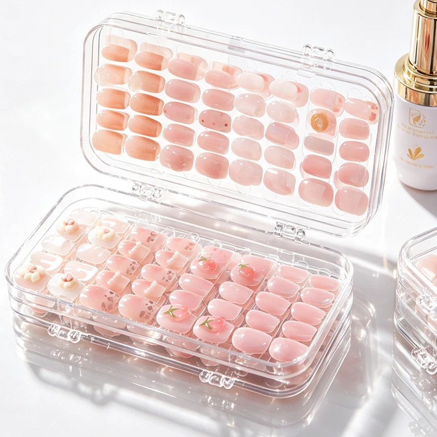Caja de Almacenamiento Transpa - Nail Art Sch reseña y precio