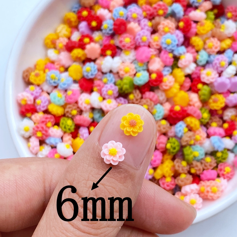 100 Piezas de Resina, Mini Flo - Nail Art Wedding reseña y precio