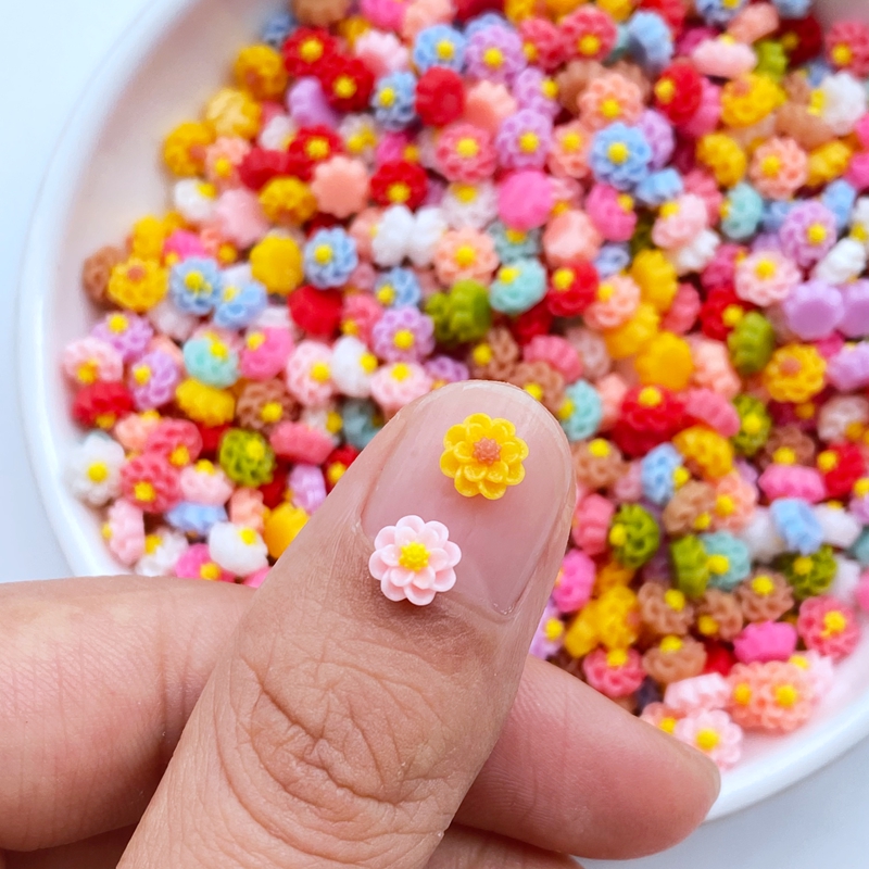 100 Piezas de Resina, Mini Flo - Nail Art Wedding reseña y precio