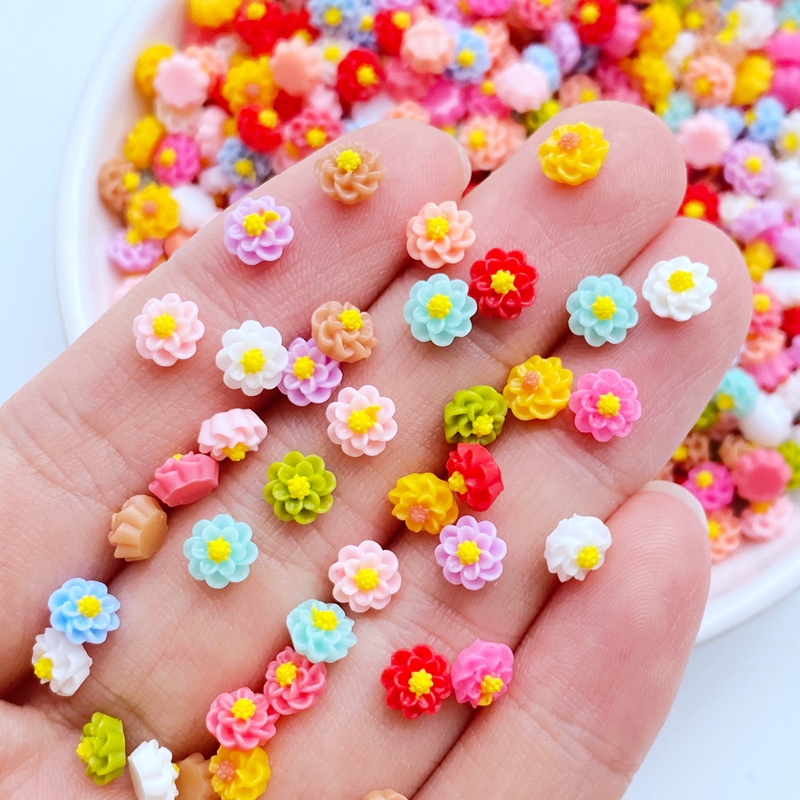 100 Piezas de Resina, Mini Flo - Nail Art Wedding reseña y precio